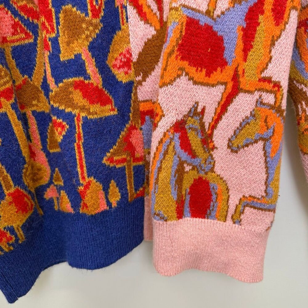 FARM Rio Colorful V-Neck Sweater - Picture 10 of 10